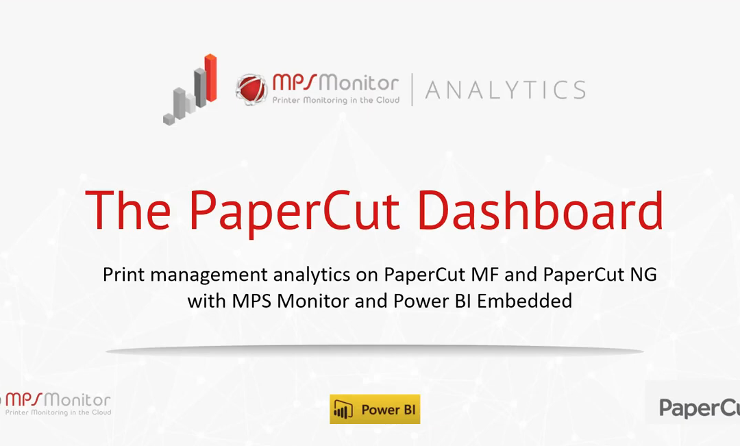 ¿Qué puedes hacer con Analytics y PaperCut?